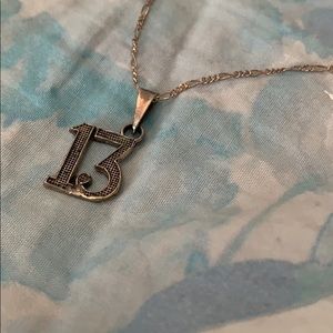 13 necklace pendant